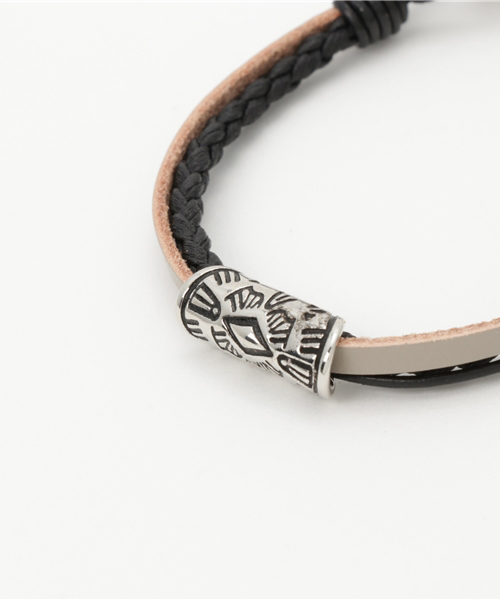 チャイハネ（チャイハネ）の「【チャイハネ】メタークMEN'Sブレスレット（ブレスレット・メンズ・ブラウン/レッド/ブラック/ターコイズブルー・FREE）」の5枚目の写真