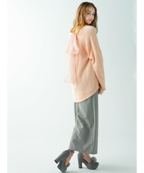 MICOAMERI（ミコアメリ）の「ラップワイドパンツ（その他パンツ・レディース・グレー/ピンク/ブラック・FREE）」の11枚目の写真