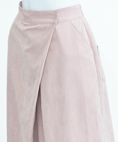 MICOAMERI（ミコアメリ）の「ラップワイドパンツ（その他パンツ・レディース・グレー/ピンク/ブラック・FREE）」の8枚目の写真