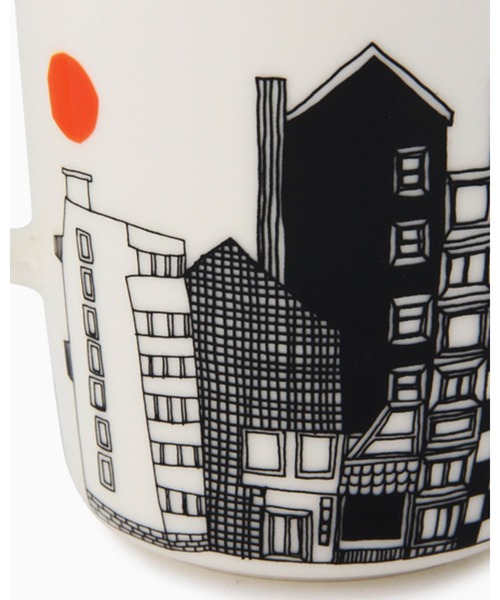 marimekko（マリメッコ）の「Siirtolapuutarha / mug（グラス/マグカップ/タンブラー・レディース・ブルー/ホワイト×ブラック・FREE）」の11枚目の写真