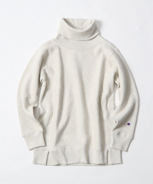 Champion(チャンピオン)の「【別注】Champion Riverse Weaveタートルネック(Tシャツ/カットソー・メンズ・アイボリー/グレー/ネイビー・3/2/4)」の2枚目の写真