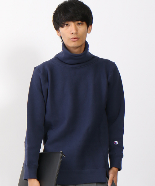 Champion(チャンピオン)の「【別注】Champion Riverse Weaveタートルネック(Tシャツ/カットソー・メンズ・アイボリー/グレー/ネイビー・3/2/4)」の15枚目の写真