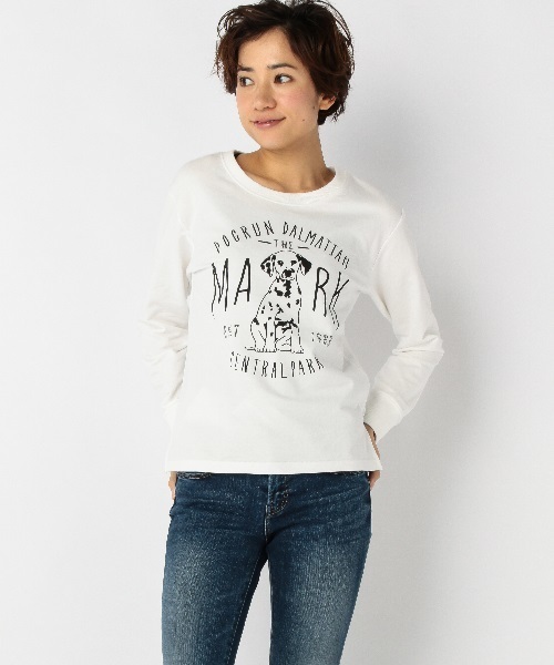 J'studio(ジェイストゥディオ)の「裏毛アニマルプリントプルオーバー(Tシャツ/カットソー・レディース・グリーン/オフホワイト/グレー・9号)」の1枚目の写真