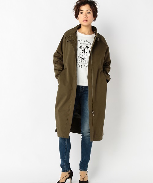 J'studio(ジェイストゥディオ)の「裏毛アニマルプリントプルオーバー(Tシャツ/カットソー・レディース・グリーン/オフホワイト/グレー・9号)」の5枚目の写真