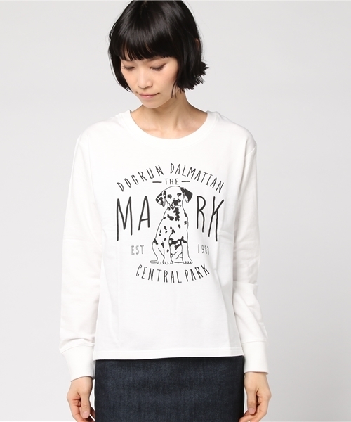 J'studio(ジェイストゥディオ)の「裏毛アニマルプリントプルオーバー(Tシャツ/カットソー・レディース・グリーン/オフホワイト/グレー・9号)」の6枚目の写真