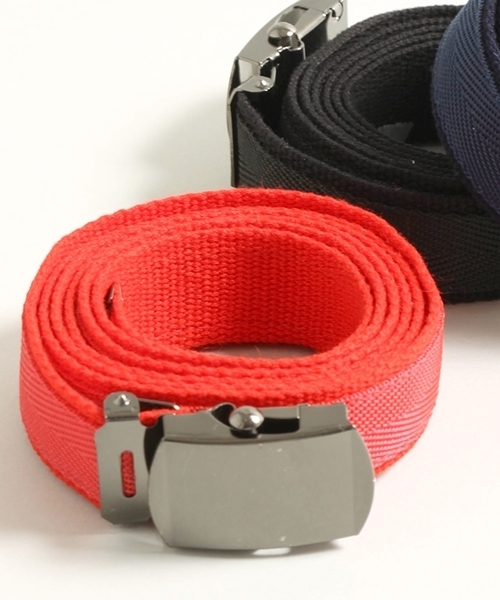 WEGO（ウィゴー）の「WEGO/テープガチャベルト（ベルト・メンズ・レッド/ネイビー/ベージュ/ブラック/グリーン/ホワイト/イエロー/パープル/オレンジ・FREE）」の9枚目の写真