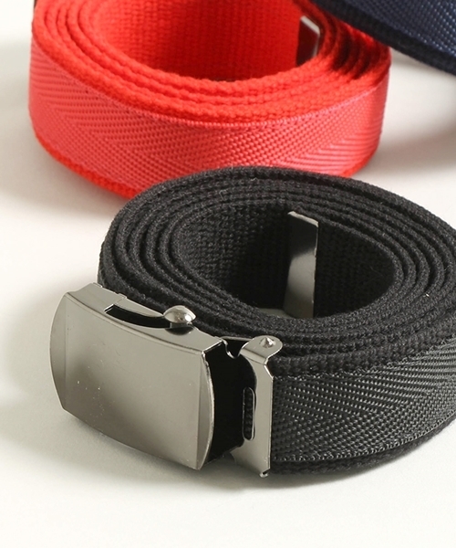 WEGO（ウィゴー）の「WEGO/テープガチャベルト（ベルト・メンズ・レッド/ネイビー/ベージュ/ブラック/グリーン/ホワイト/イエロー/パープル/オレンジ・FREE）」の3枚目の写真