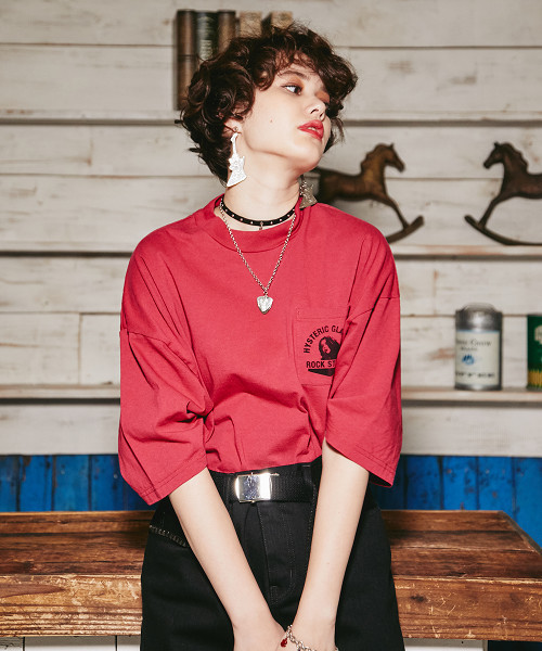 HYSTERIC GLAMOUR（ヒステリックグラマー）の「HIGH PERFORMANCE pt ポケ付OP（ワンピース・レディース・ホワイト/ピンク/ブラック・FREE）」の3枚目の写真