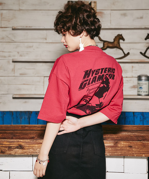 HYSTERIC GLAMOUR（ヒステリックグラマー）の「HIGH PERFORMANCE pt ポケ付OP（ワンピース・レディース・ホワイト/ピンク/ブラック・FREE）」の5枚目の写真