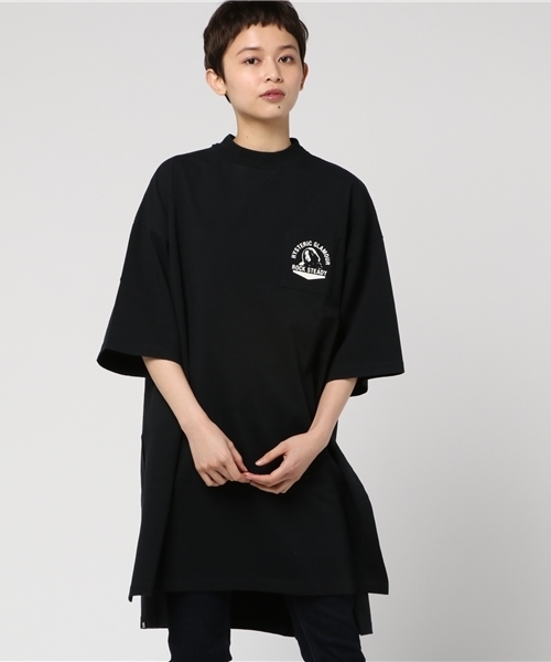 HYSTERIC GLAMOUR（ヒステリックグラマー）の「HIGH PERFORMANCE pt ポケ付OP（ワンピース・レディース・ホワイト/ピンク/ブラック・FREE）」の2枚目の写真