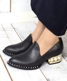Jeffrey Campbell | パール付ヒールローファー(ローファー)