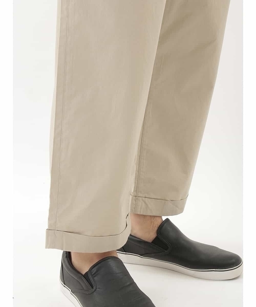 MK MICHEL KLEIN HOMME （エムケーミッシェルクランオム）の「コットンイージーパンツ（チノパンツ・メンズ・ネイビー/ベージュ・LARGE/MEDIUM）」の4枚目の写真