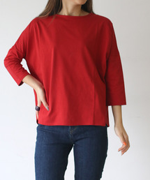 CANAL JEAN�i�L���i���W�[���j�́uharmonie -OrganicCotton- (�A�����j �I�[�K�j�b�N�R�b�g���j �����E���h8�����v���I�[�o�[�i���̑��g�b�v�X�j�v