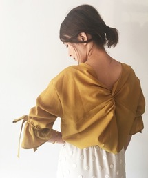Banner Barrett | BACK TWIST BLOUSE       (シャツ/ブラウス)