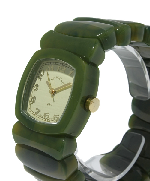 Another Edition(アナザーエディション)の「Time/W/T WATCH(アナログ腕時計・レディース・ブラウン/オリーブ・フリー)」の5枚目の写真