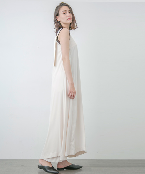 STUDIOUS(ステュディオス)の「STUDIOUS CITY レイヤードマキシワンピース(ワンピース・レディース・アイボリー・FREE)」の18枚目の写真