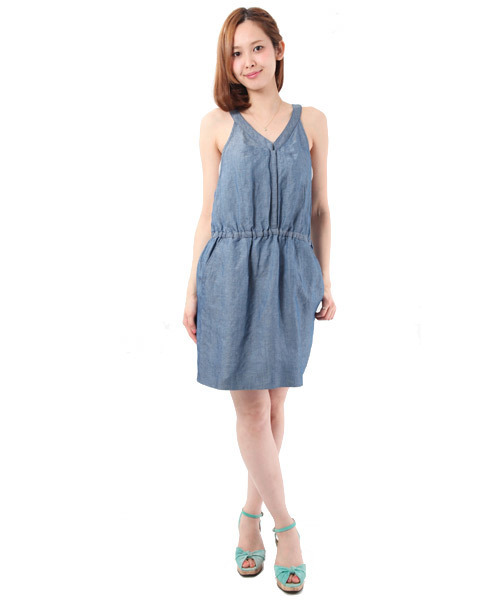 SILAS(サイラス)の「CONEY DRESS(ワンピース・レディース・グリーン/ブルー/ネイビー・SMALL/MEDIUM)」の3枚目の写真