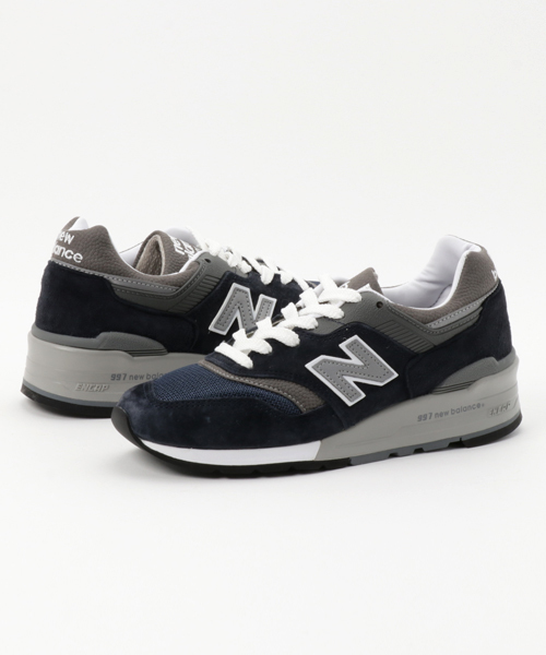 NEW BALANCE（ニューバランス）の「New balance / ニューバランス M997（スニーカー・メンズ・ネイビー/グレー・23.5cm/26.5cm/27.5cm/23.0cm/24.0cm/27.0cm/28.0cm）」の2枚目の写真