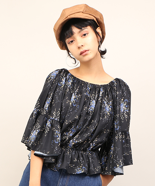 PUNYUS（プニュズ）の「フェイクスウェードキャスケット（キャスケット・レディース・キャメル/ブラック・FREE）」の2枚目の写真