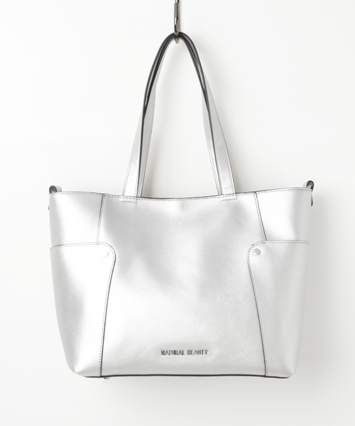 NATURAL BEAUTY（ナチュラルビューティー）の「ドリップ　ハンドバッグ（ハンドバッグ・レディース・ブラック/ピンク/シルバー・FREE）」の13枚目の写真
