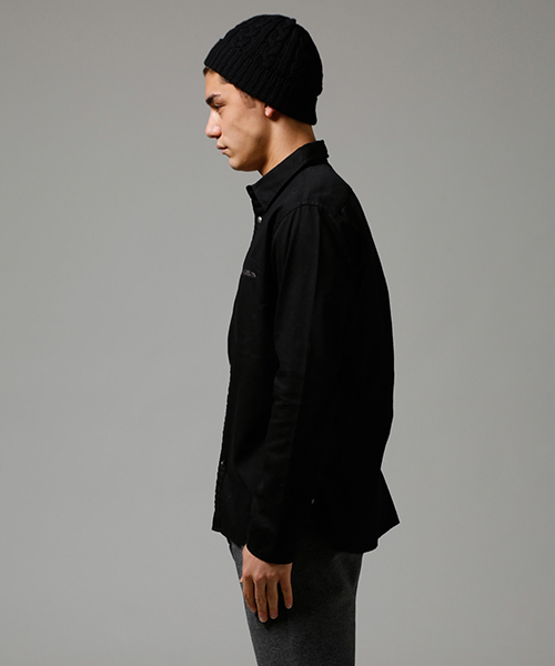 AZUL by moussy（アズールバイマウジー）の「ストレッチオックス長袖シャツ（シャツ/ブラウス・メンズ・ホワイト/ボルドー/ブラック・LARGE/MEDIUM/SMALL/X-LARGE/X-SMALL）」の6枚目の写真