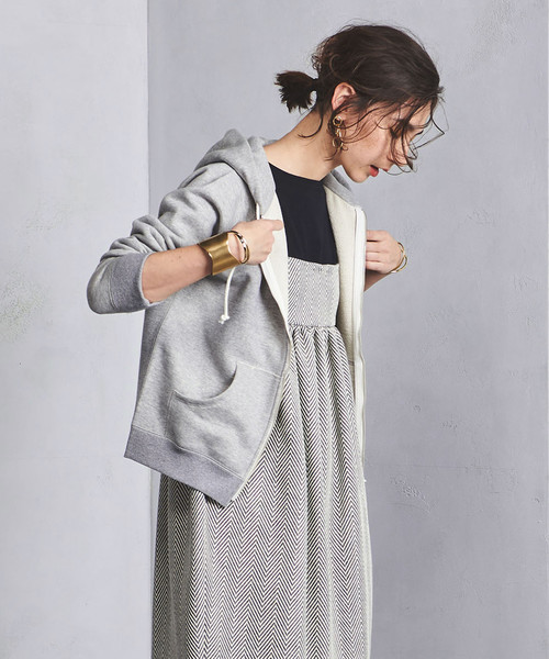 UNITED ARROWS(ユナイテッドアローズ)の「UWSC コットン パーカー(パーカー)」|ライトグレー