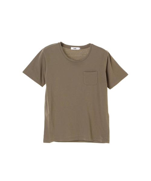 koe（コエ）の「UネックポケットTシャツ（Tシャツ/カットソー・レディース・カーキ/ライトブルー/ピンク/ホワイト/ブラック/ネイビー・L/S/M）」の20枚目の写真