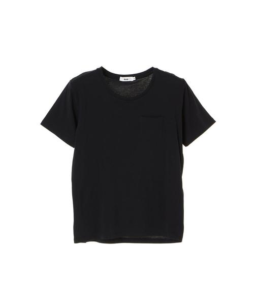 koe（コエ）の「UネックポケットTシャツ（Tシャツ/カットソー・レディース・カーキ/ライトブルー/ピンク/ホワイト/ブラック/ネイビー・L/S/M）」の18枚目の写真