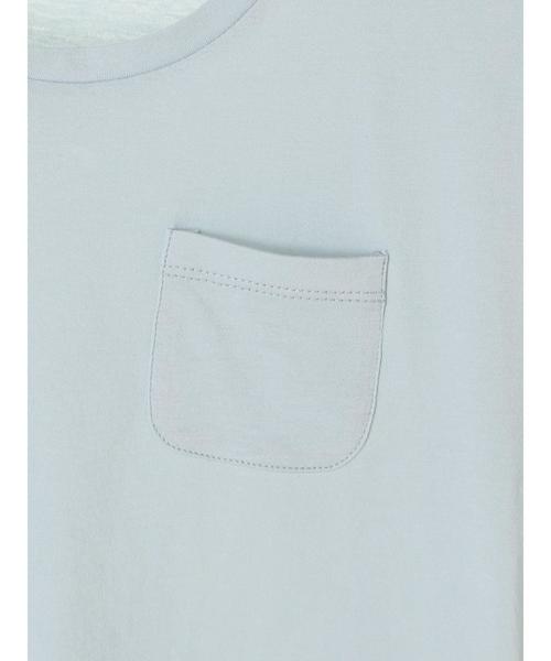 koe（コエ）の「UネックポケットTシャツ（Tシャツ/カットソー・レディース・カーキ/ライトブルー/ピンク/ホワイト/ブラック/ネイビー・L/S/M）」の11枚目の写真