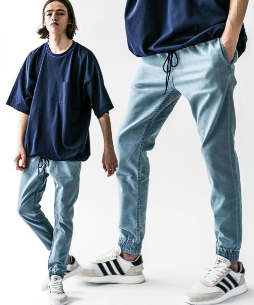 MONKEY TIME（モンキータイム）の「＜monkey time＞ ST TCR TWILL SKINNY JOGGER/スキニージョガーパンツ（その他パンツ・メンズ・ブラック/ライトブルー・MEDIUM/LARGE/SMALL/X-LARGE）」の2枚目の写真