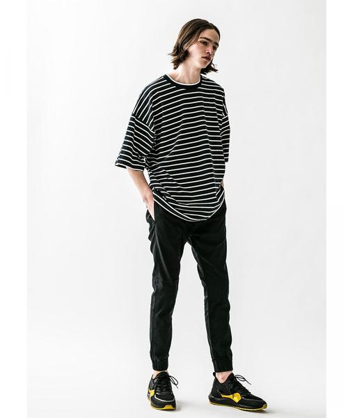 MONKEY TIME（モンキータイム）の「＜monkey time＞ ST TCR TWILL SKINNY JOGGER/スキニージョガーパンツ（その他パンツ・メンズ・ブラック/ライトブルー・MEDIUM/LARGE/SMALL/X-LARGE）」の6枚目の写真