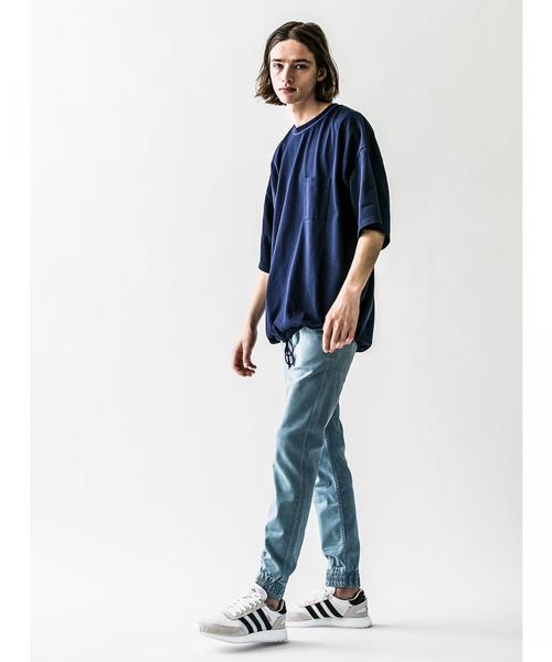 MONKEY TIME（モンキータイム）の「＜monkey time＞ ST TCR TWILL SKINNY JOGGER/スキニージョガーパンツ（その他パンツ・メンズ・ブラック/ライトブルー・MEDIUM/LARGE/SMALL/X-LARGE）」の10枚目の写真