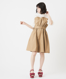 OLIVE des OLIVE | [WEB限定カラー!] ストライプドッキングワンピース(ワンピース)