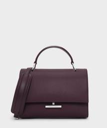 プッシュロックフロントフラップバッグ / PUSH-LOCK FRONT FLAP BAG