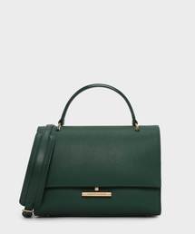 プッシュロックフロントフラップバッグ / PUSH-LOCK FRONT FLAP BAG