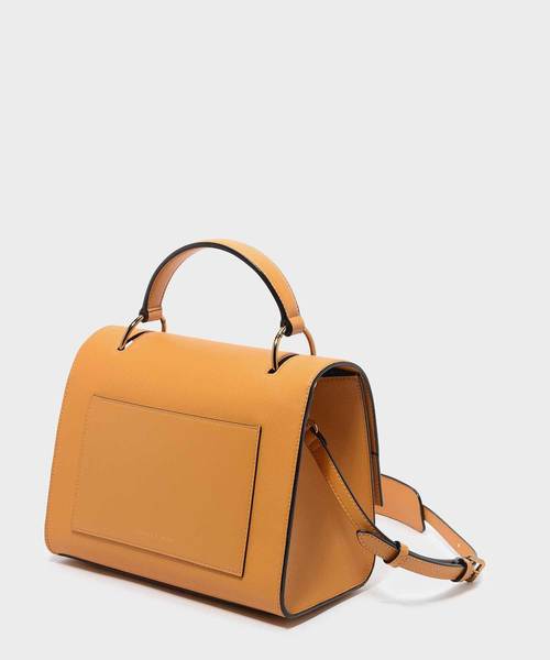 CHARLES & KEITH(チャールズ & キース)の「プッシュロックフロントフラップバッグ / PUSH-LOCK FRONT FLAP BAG(ハンドバッグ・レディース・ダークグリーン/マスタード/ピンク系その他/プラム・L)」の17枚目の写真