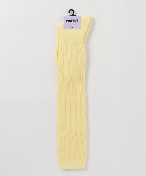 PUNYUS（プニュズ）の「カラーリブソックス（ソックス/靴下・レディース・レッド/ピンク/ブルー/イエロー・FREE）」の2枚目の写真