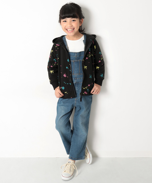 devirock(デビロック)の「まるで着る毛布 裏シャギージップアップパーカー(パーカー・キッズ・ブラック/ネイビー/カモフラージュ/ブラック系その他/ヘザーチャコール/ブラック系その他2/カーキ・130cm/140cm/150cm/160cm/110cm/100cm/120cm)」の9枚目の写真