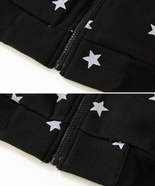 devirock(デビロック)の「まるで着る毛布 裏シャギージップアップパーカー(パーカー・キッズ・ブラック/ネイビー/カモフラージュ/ブラック系その他/ヘザーチャコール/ブラック系その他2/カーキ・130cm/140cm/150cm/160cm/110cm/100cm/120cm)」の19枚目の写真