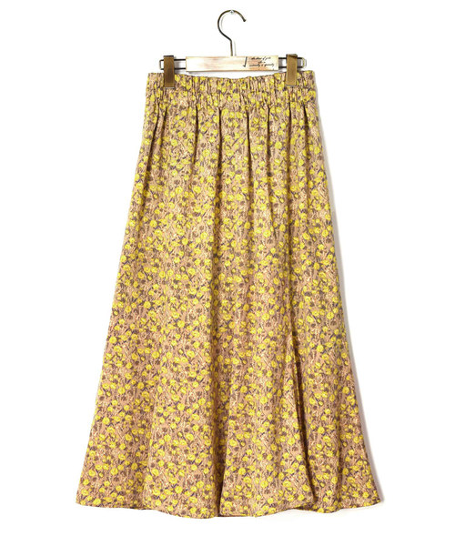 w closet(ダブルクローゼット)の「小花柄プリントマーメイドスカート(スカート・レディース・ベージュ/ブルー系その他/オフホワイト・FREE)」の14枚目の写真