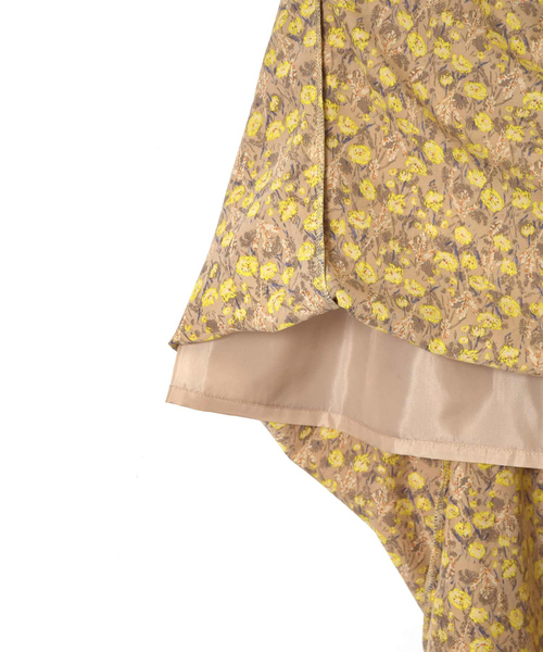 w closet(ダブルクローゼット)の「小花柄プリントマーメイドスカート(スカート・レディース・ベージュ/ブルー系その他/オフホワイト・FREE)」の17枚目の写真