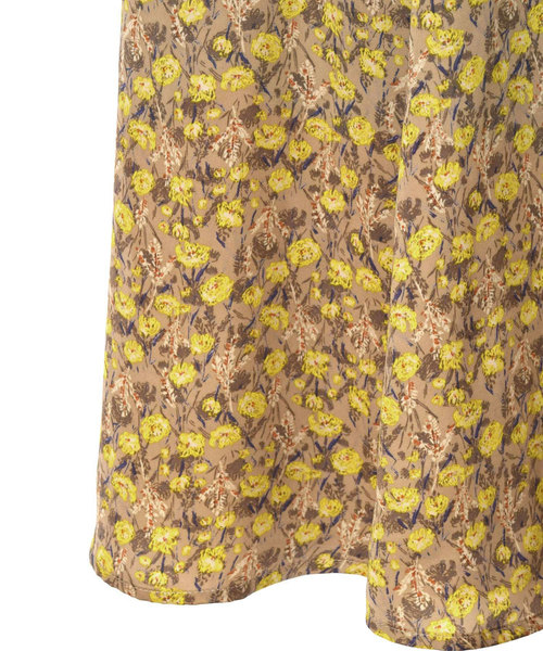 w closet(ダブルクローゼット)の「小花柄プリントマーメイドスカート(スカート・レディース・ベージュ/ブルー系その他/オフホワイト・FREE)」の22枚目の写真