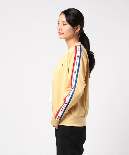 Champion（チャンピオン）の「【Champion/チャンピオン】レディース トラックジャケット（ジャージ・レディース・レッド/ブラック/ベージュ・MEDIUM/LARGE）」の5枚目の写真