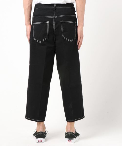 YARD PLUS(ヤードプリュス)の「YARD PLUS ステッチデニムパンツ(デニムパンツ・メンズ・ホワイト/ブラック・SMALL/MEDIUM)」の4枚目の写真