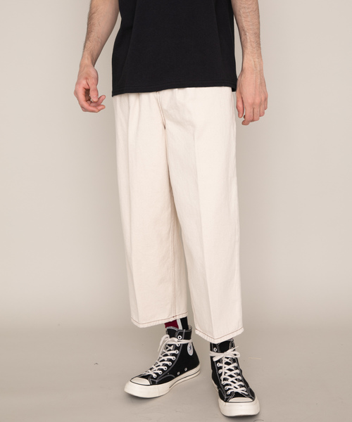 YARD PLUS(ヤードプリュス)の「YARD PLUS ステッチデニムパンツ(デニムパンツ・メンズ・ホワイト/ブラック・SMALL/MEDIUM)」の14枚目の写真