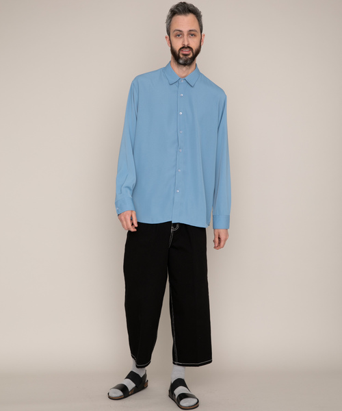 YARD PLUS(ヤードプリュス)の「YARD PLUS ステッチデニムパンツ(デニムパンツ・メンズ・ホワイト/ブラック・SMALL/MEDIUM)」の9枚目の写真