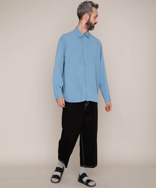 YARD PLUS(ヤードプリュス)の「YARD PLUS ステッチデニムパンツ(デニムパンツ・メンズ・ホワイト/ブラック・SMALL/MEDIUM)」の8枚目の写真