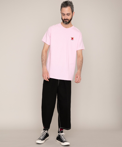 YARD PLUS(ヤードプリュス)の「YARD PLUS ステッチデニムパンツ(デニムパンツ・メンズ・ホワイト/ブラック・SMALL/MEDIUM)」の6枚目の写真