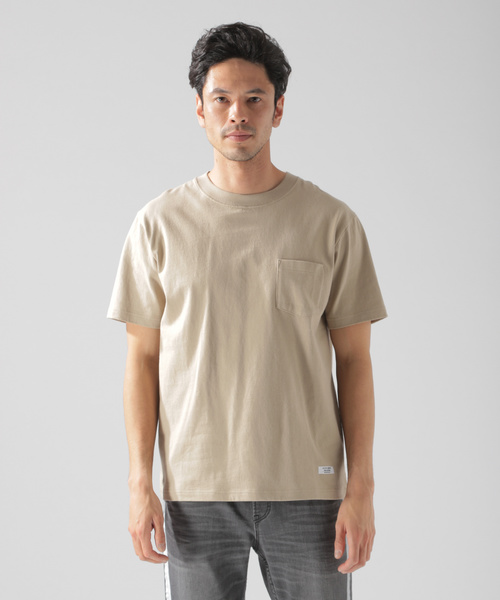 BAYFLOW（ベイフロー）の「USAコットンベーシッククルーS/S TEE（Tシャツ/カットソー・メンズ・ホワイト/チャコールグレー/ベージュ/ブルー・SMALL/MEDIUM/LARGE）」の15枚目の写真