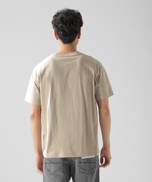 BAYFLOW（ベイフロー）の「USAコットンベーシッククルーS/S TEE（Tシャツ/カットソー・メンズ・ホワイト/チャコールグレー/ベージュ/ブルー・SMALL/MEDIUM/LARGE）」の10枚目の写真